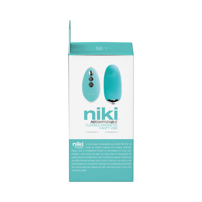VEDO - NIKI RECHARGEABLE PANTY VIBE TEASE ME TURQUOISE