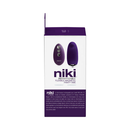 VEDO NIKI RECHARGEABLE PANTY VIBE DEEP PURPLE