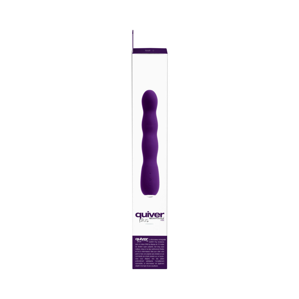 VEDO - QUIVER PLUS RECHARGEABLE VIBE DEEP PURPLE