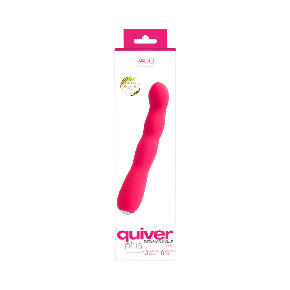 VEDO - QUIVER PLUS RECHARGEABLE VIBE FOXY PINK