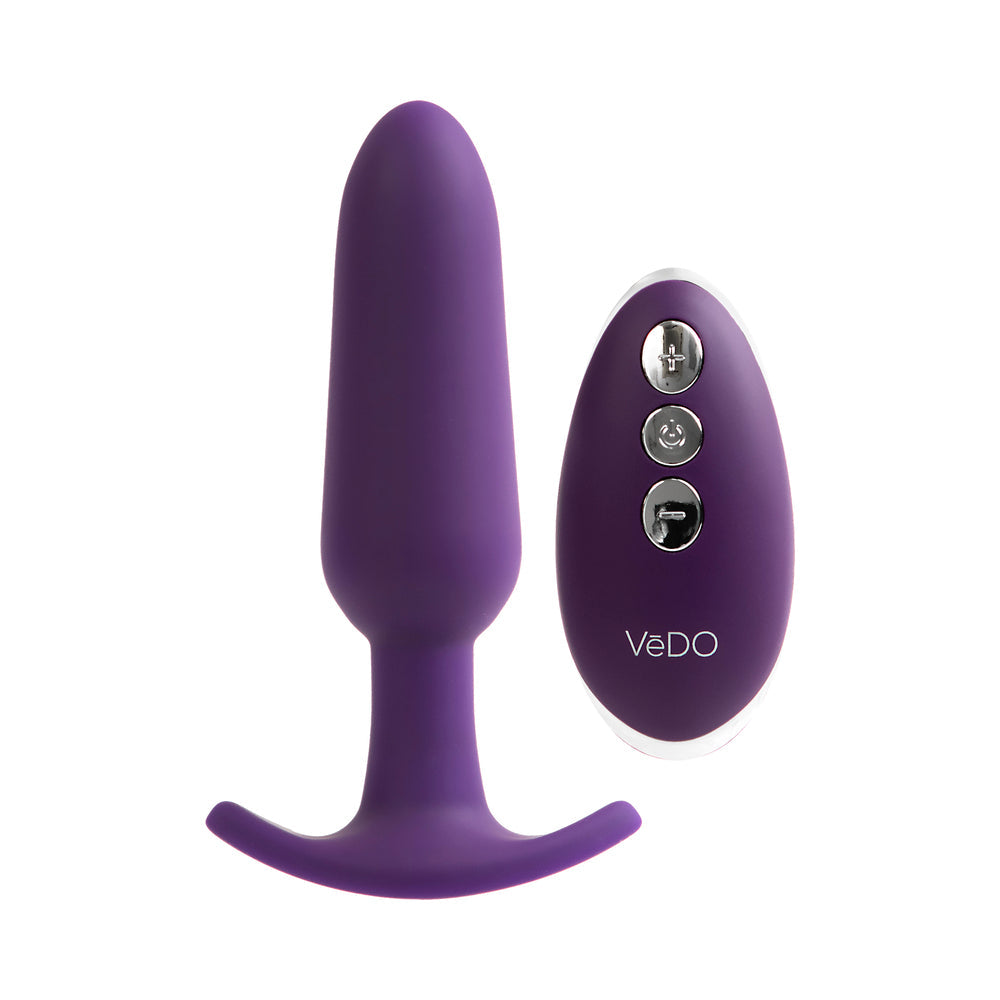 BUMP PLUS RECHARGEABLE  REMOTE CONTROL ANAL VIBE PURPLE