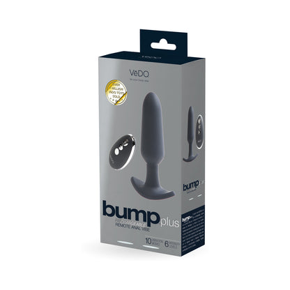 BUMP PLUS RECHARGEABLE REMOTE CONTROL ANAL VIBE BLACK