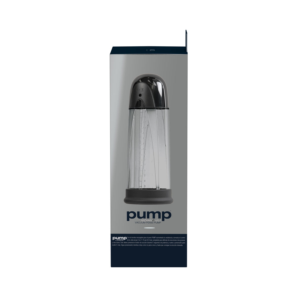 PUMP RECHARGEABLE VACUUM PENIS PUMP BLACK