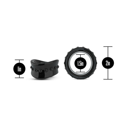 BLUSH - STAY HARD BEEF BALL STRETCHER 1.5 IN. BLACK