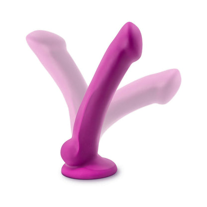 AVANT D9 ERGO MINI 7 IN. DUAL DENSITY SILICONE DILDO VIOLET