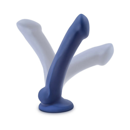 BLUSH - AVANT D10 ERGO MINI 7 IN. DUAL DENSITY SILICONE DILDO INDIGO