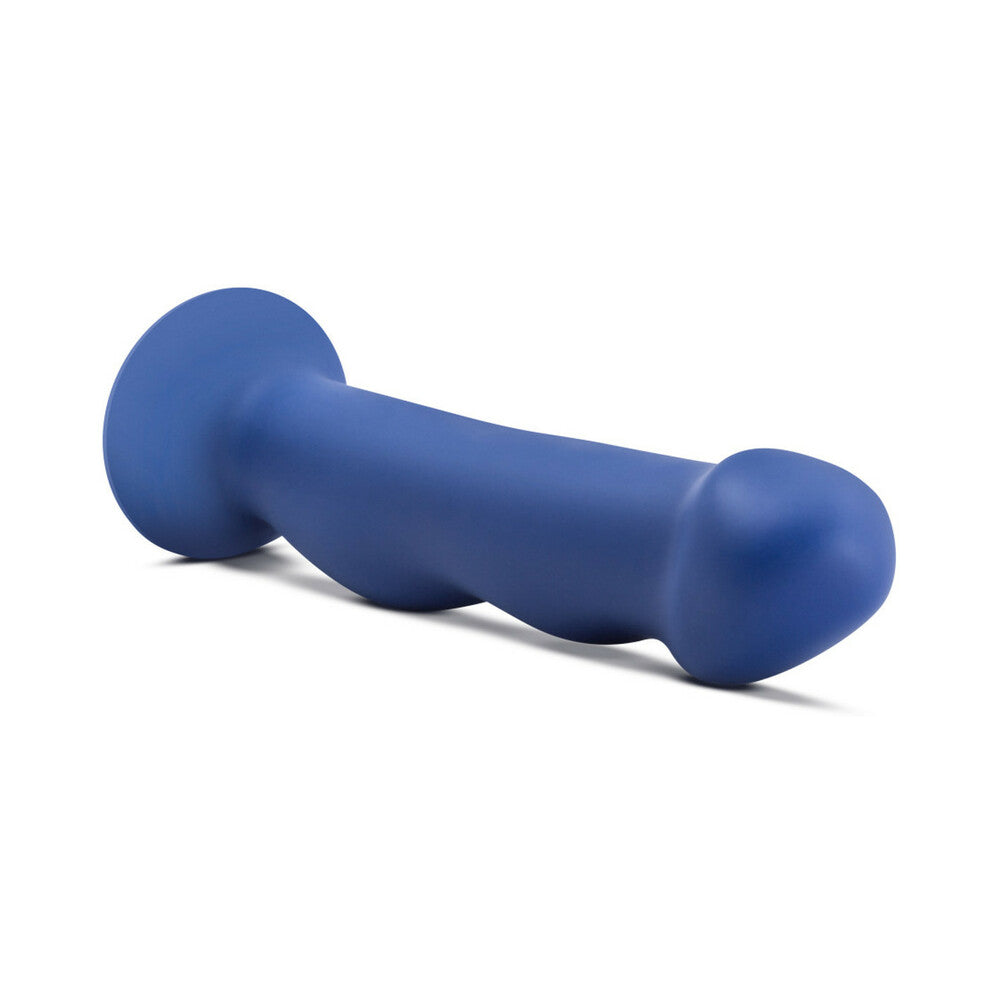 AVANT D12 SUKO 8 IN. DUAL DENSITY SILICONE DILDO INDIGO