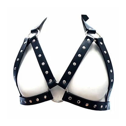 FEMALE CHEST HARNESS - BLACK