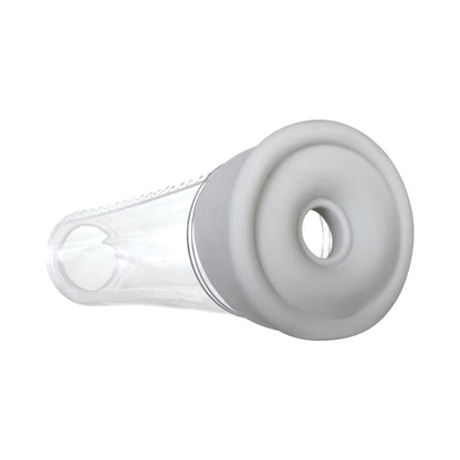 ZERO TOLERANCE SUCKING GOOD RECHARGEABLE VIBRATING VACUUM PUMP STROKER CLEAR/WHITE