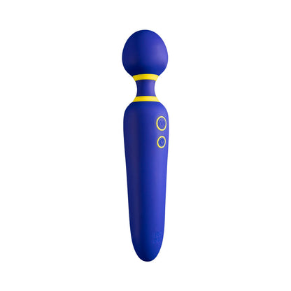 ROMP FLIP RECHARGEABLE SILICONE WAND MASSAGER BLUE