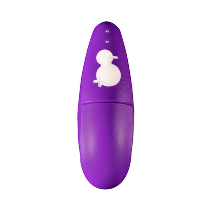 ROMP FREE RECHARGEABLE SILICONE PLEASURE AIR CLITORAL VIBRATOR PURPLE