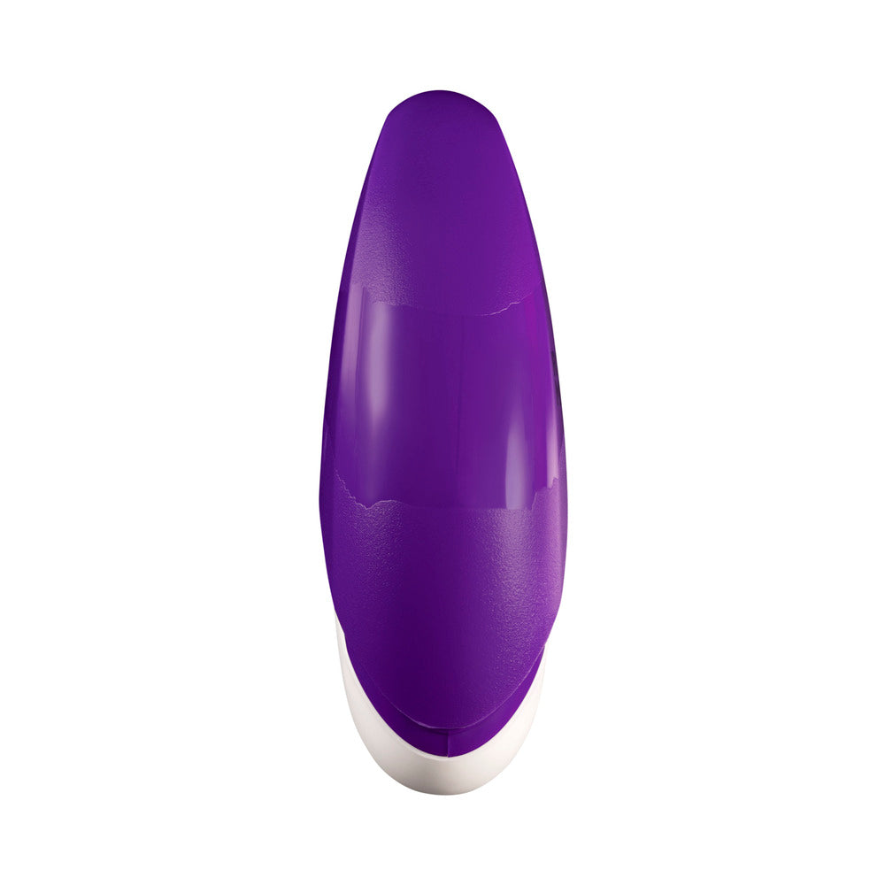 ROMP FREE RECHARGEABLE SILICONE PLEASURE AIR CLITORAL VIBRATOR PURPLE