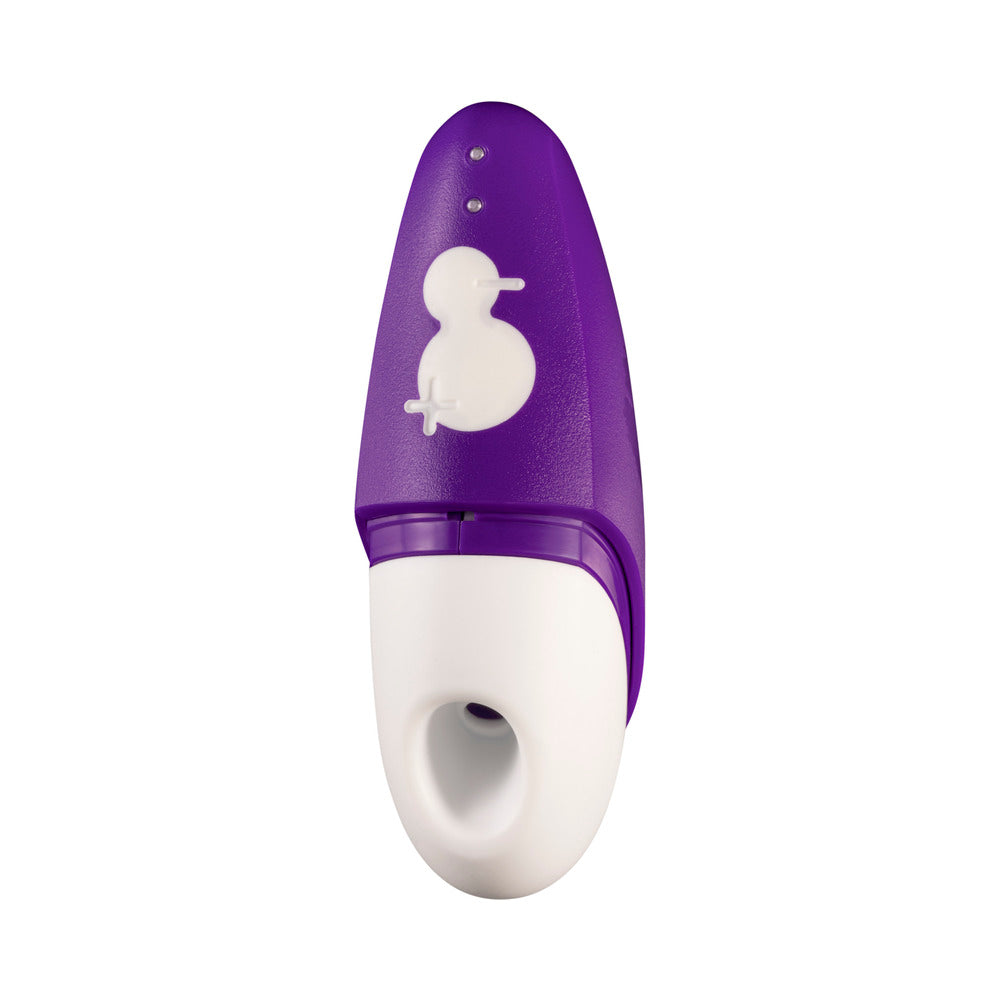 ROMP FREE RECHARGEABLE SILICONE PLEASURE AIR CLITORAL VIBRATOR PURPLE