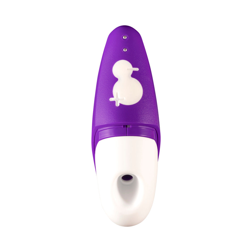ROMP FREE RECHARGEABLE SILICONE PLEASURE AIR CLITORAL VIBRATOR PURPLE