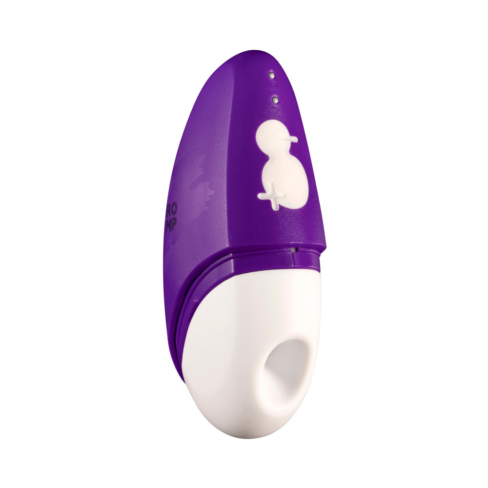 ROMP FREE RECHARGEABLE SILICONE PLEASURE AIR CLITORAL VIBRATOR PURPLE