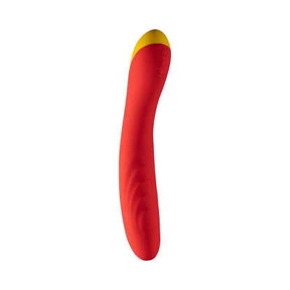 ROMP - HYPE RECHARGEABLE SILICONE G-SPOT VIBRATOR RED