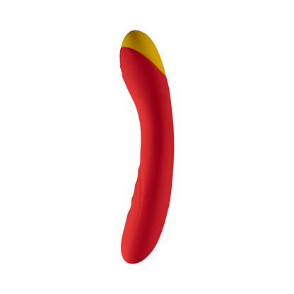 ROMP HYPE RECHARGEABLE SILICONE G-SPOT VIBRATOR RED