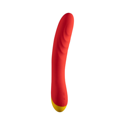 ROMP HYPE RECHARGEABLE SILICONE G-SPOT VIBRATOR RED