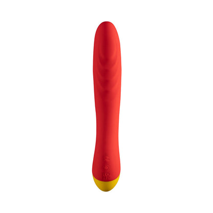 ROMP HYPE RECHARGEABLE SILICONE G-SPOT VIBRATOR RED