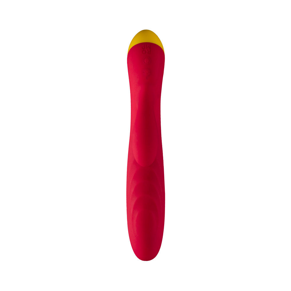 ROMP - JAZZ RECHARGEABLE SILICONE RABBIT VIBRATOR BERRY