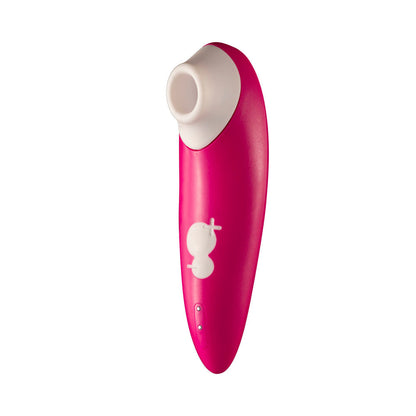 ROMP SHINE RECHARGEABLE SILICONE PLEASURE AIR CLITORAL VIBRATOR PINK