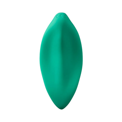 ROMP WAVE RECHARGEABLE SILICONE LAY-ON VIBRATOR MINT