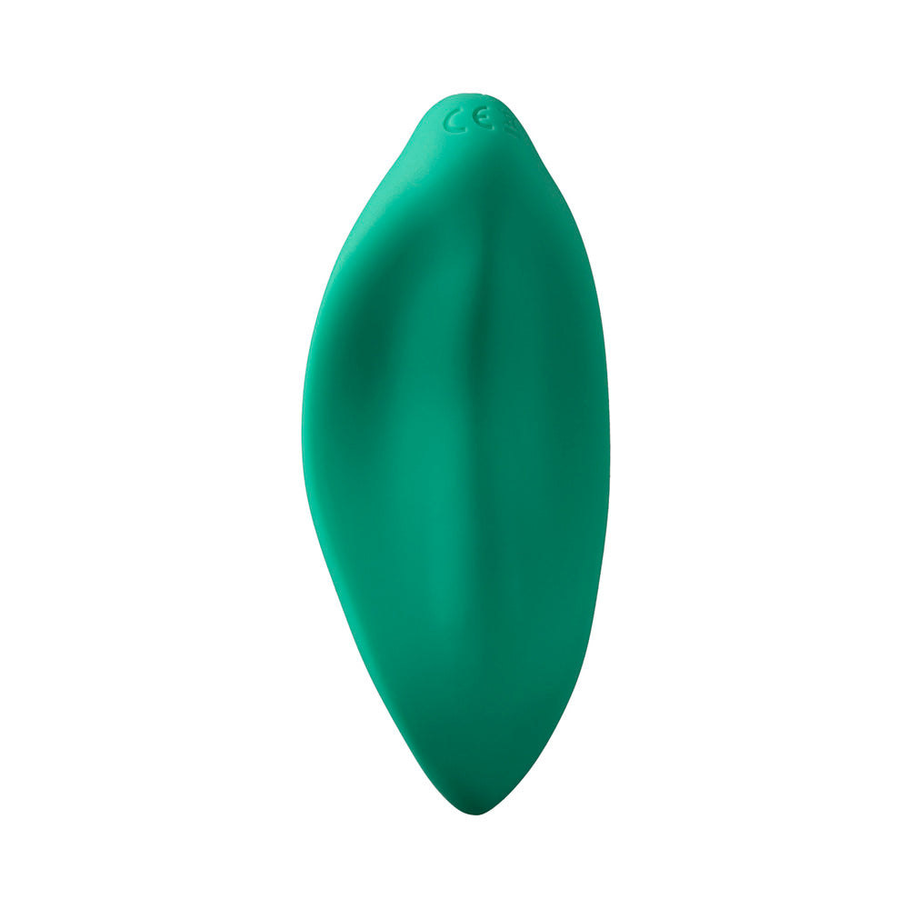 ROMP WAVE RECHARGEABLE SILICONE LAY-ON VIBRATOR MINT