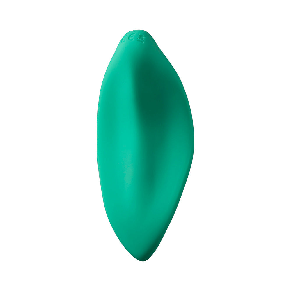 ROMP WAVE RECHARGEABLE SILICONE LAY-ON VIBRATOR MINT