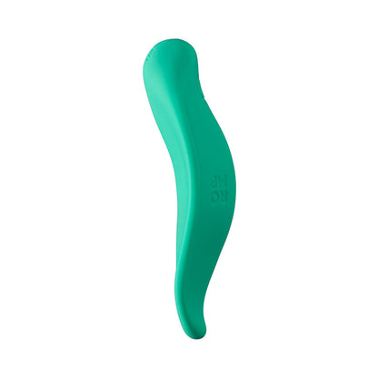 ROMP WAVE RECHARGEABLE SILICONE LAY-ON VIBRATOR MINT
