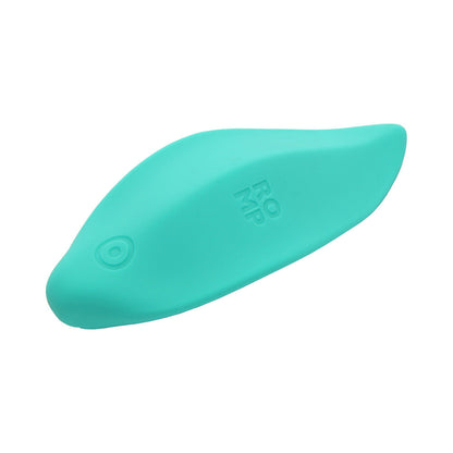 ROMP WAVE RECHARGEABLE SILICONE LAY-ON VIBRATOR MINT