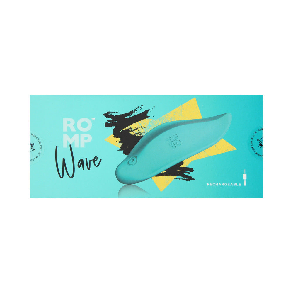 ROMP - WAVE RECHARGEABLE SILICONE LAY-ON VIBRATOR MINT