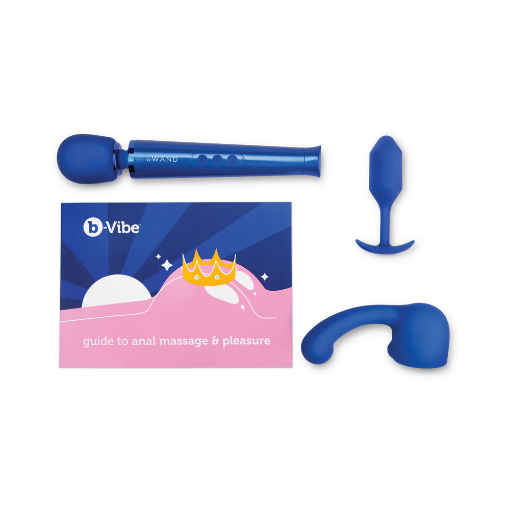 B-VIBE ANAL MASSAGE & EDUCATION SET BLUE
