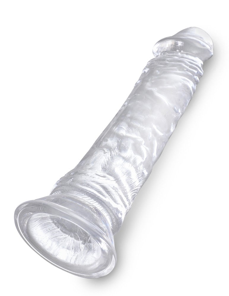 PIPEDREAM - KING COCK CLEAR - 8"  CLEAR