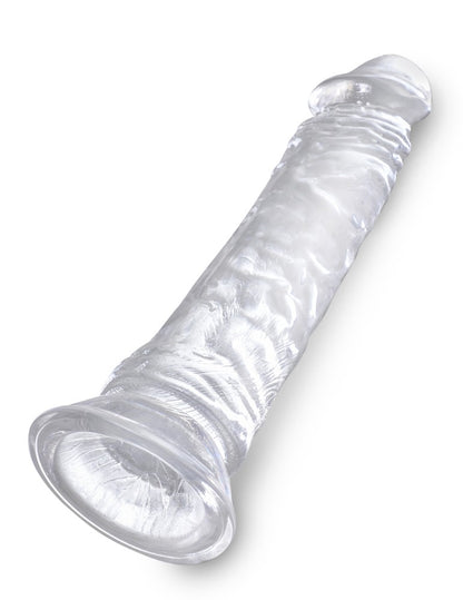 PIPEDREAM - KING COCK CLEAR - 8"  CLEAR