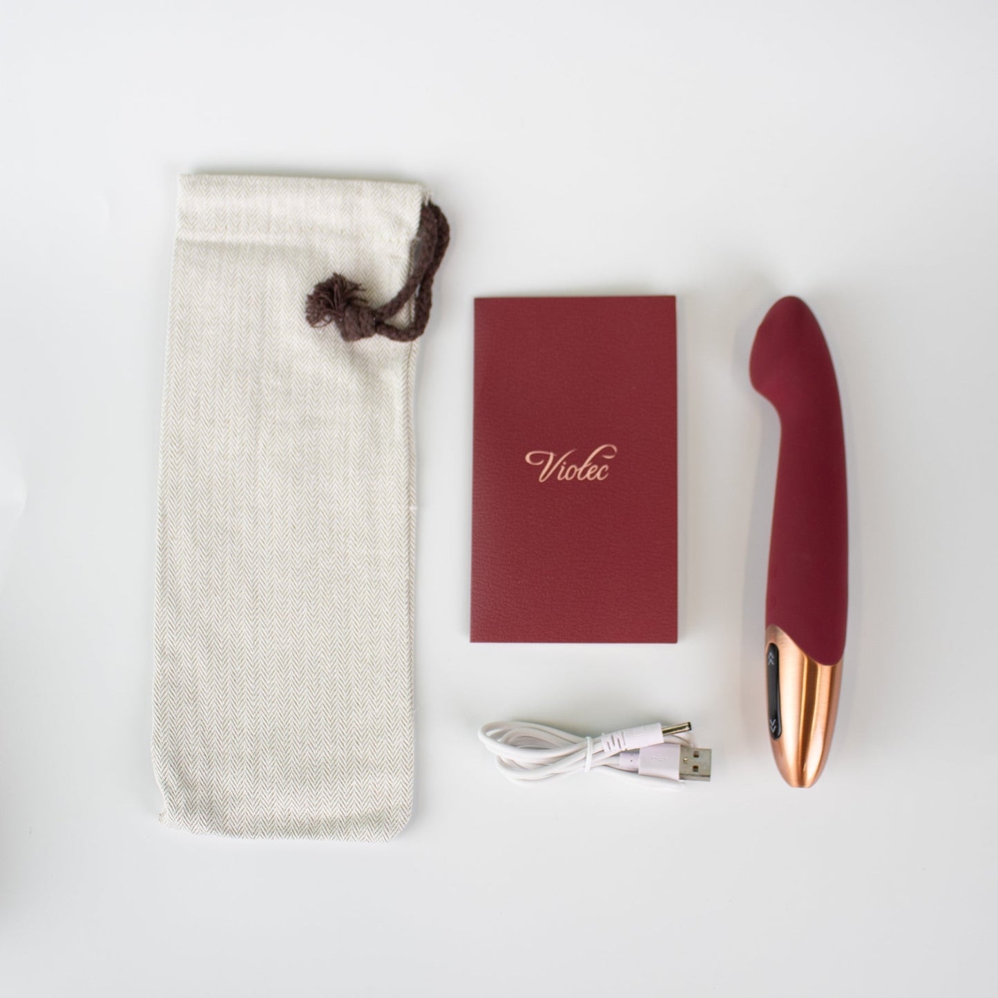 TETHYS TOUCH PANEL G-SPOT VIBRATOR WINE RED