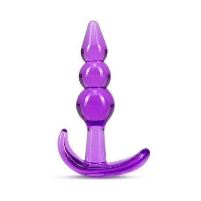 BLUSH - B YOURS TRIPLE BEAD ANAL PLUG PURPLE