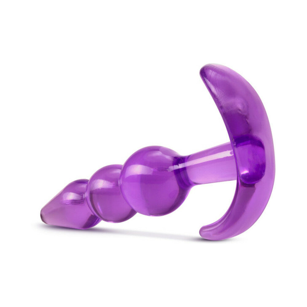 BLUSH - B YOURS TRIPLE BEAD ANAL PLUG PURPLE