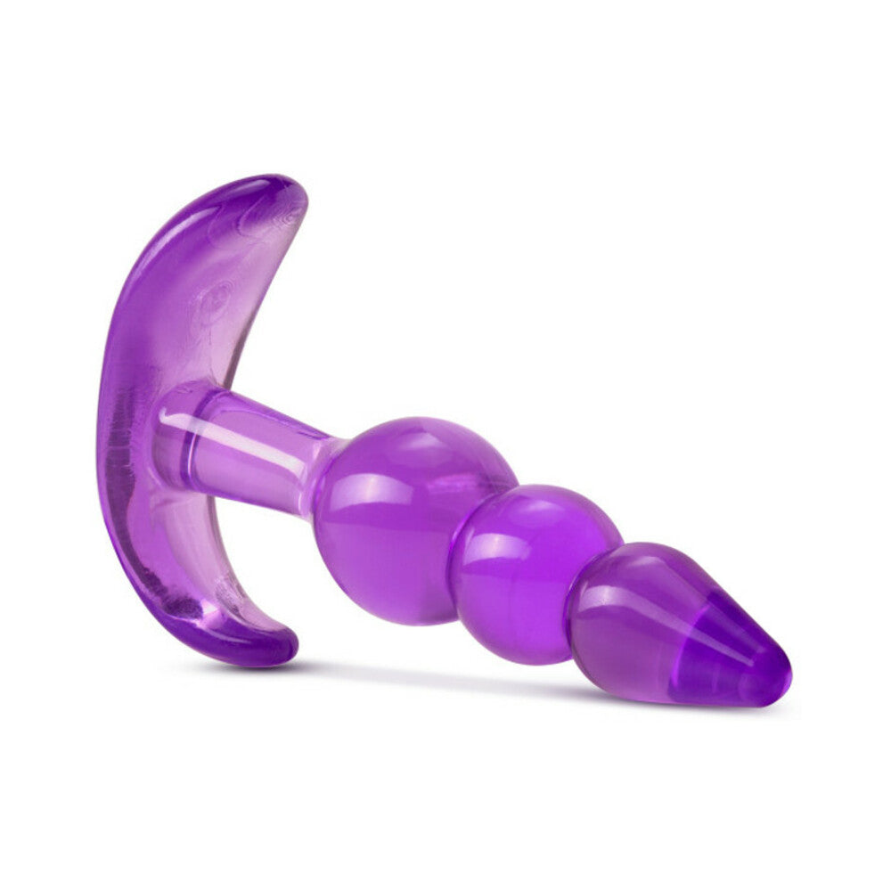 BLUSH - B YOURS TRIPLE BEAD ANAL PLUG PURPLE