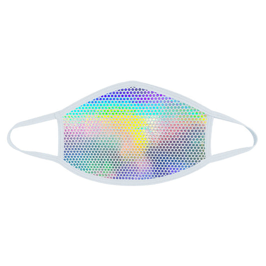NEVA NUDE LIQUID PARTY WHITE HOLOGRAPHIC FACE MASK