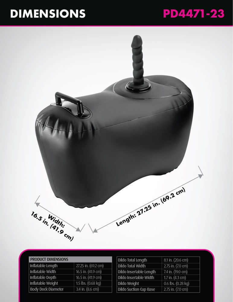 PIPEDREAM - FETISH FANTASY SERIES - BODY DOCK INFLATABLE LOVE SEAT