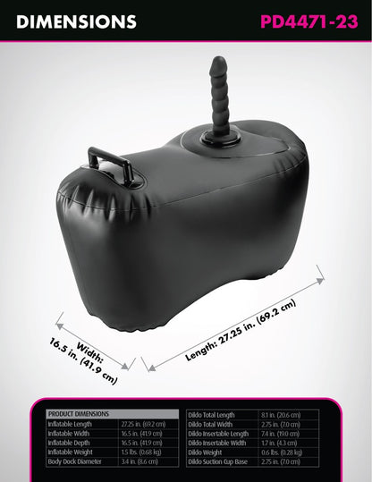 PIPEDREAM - FETISH FANTASY SERIES - BODY DOCK INFLATABLE LOVE SEAT