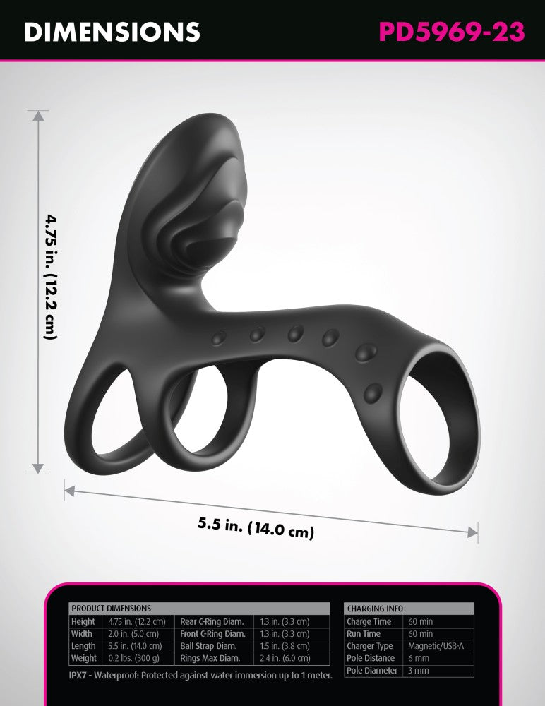 PIPEDREAM - FANTASY C-RINGZ - ULTIMATE COUPLES CAGE PRO