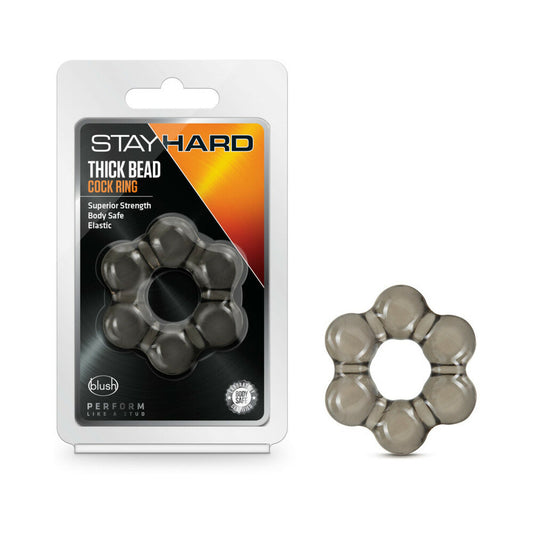 BLUSH - STAY HARD THICK BEAD COCKRING BLACK