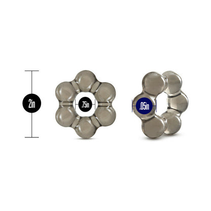 STAY HARD THICK BEAD COCKRING BLACK