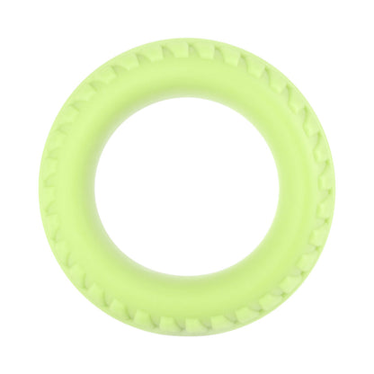 FORTO - ANILLO PARA PENE DE SILICONA LÍQUIDA F-12, 35MM, QUE BRILLA EN LA OSCURIDAD