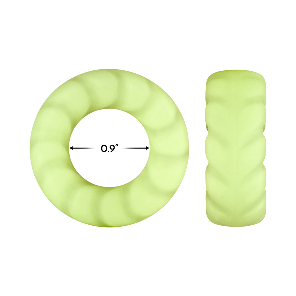 FORTO - F-25 LIQUID SILICONE COCKRING 23MM GLOW