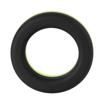 FORTO F-19 LIQUID SILICONE 2-TONE COCKRING BLACK/GLOW