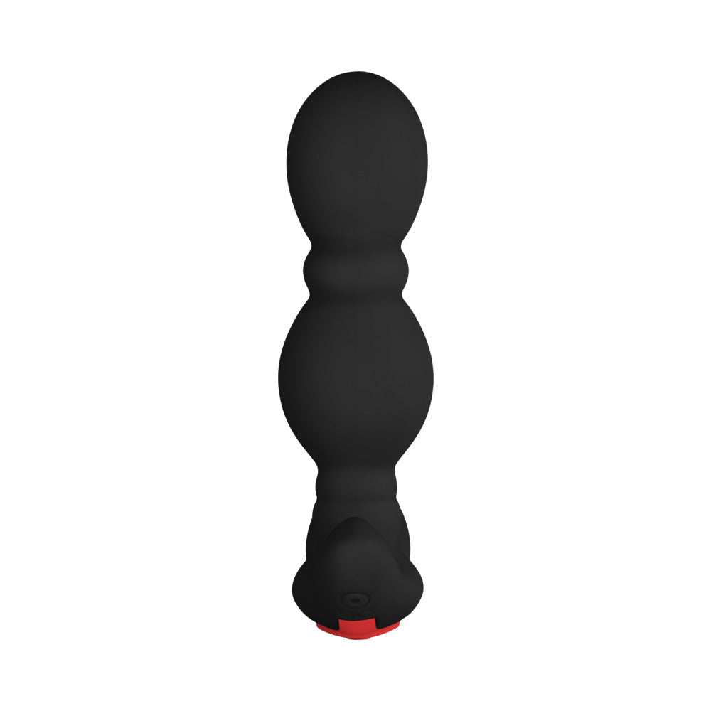 FORTO - VIBRATING ANAL PLUG RECHARGEABLE SILICONE BLACK
