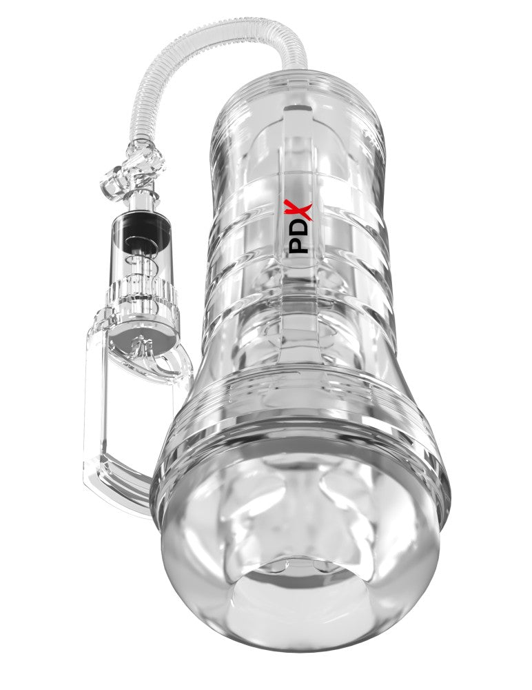 PIPEDREAM - PDX ELITE - VIEWTUBE VAC XXL PUMP SEE-THRU EZ-GRIP PUMP STROKER