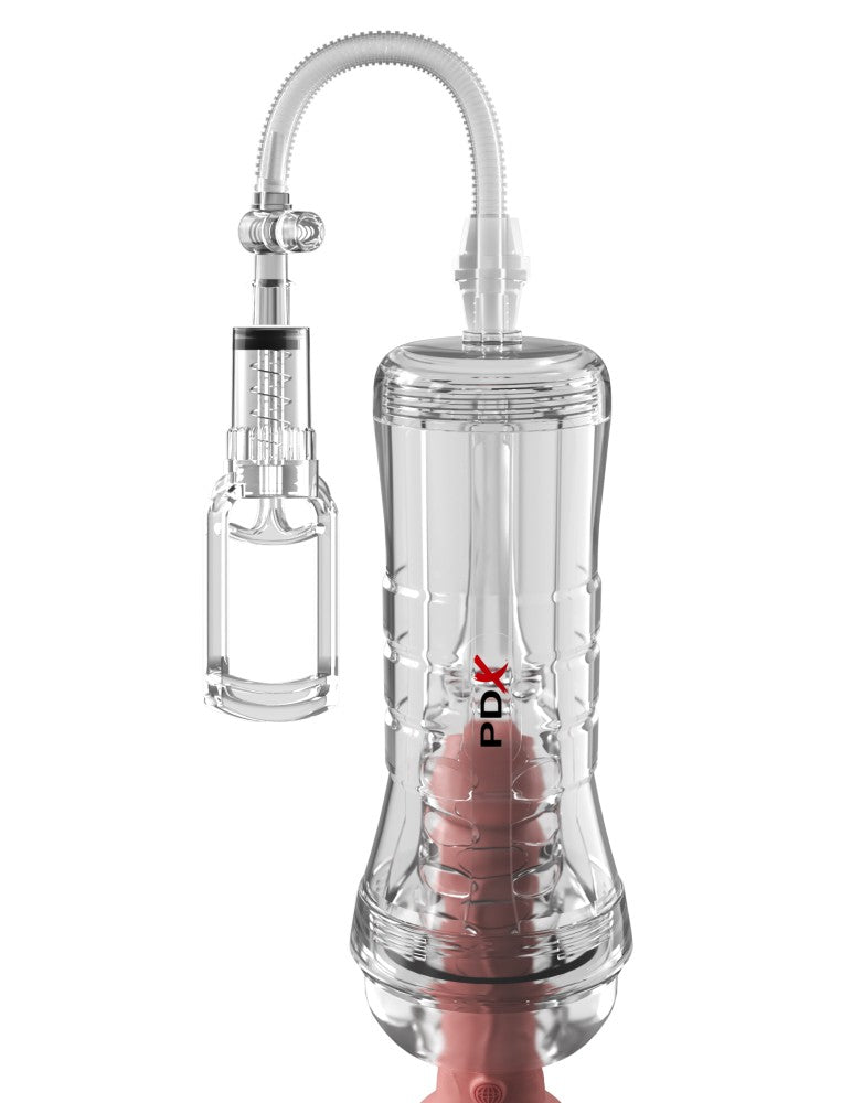 PIPEDREAM - PDX ELITE - VIEWTUBE VAC XXL PUMP SEE-THRU EZ-GRIP PUMP STROKER